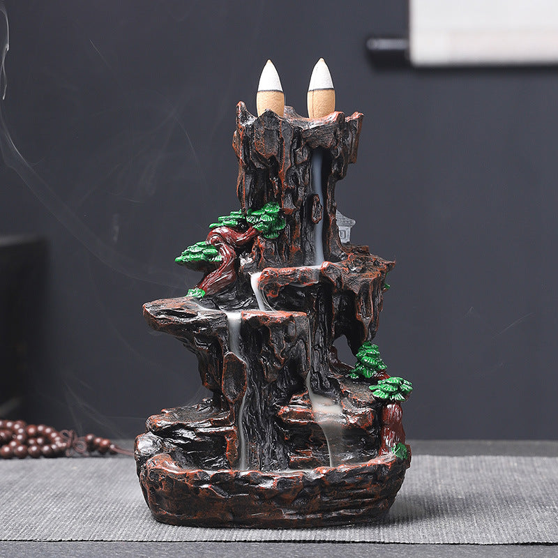 Backflow Incense Burner for Cascading Smoke Home Decor