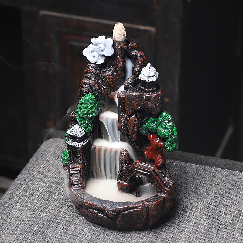 Backflow Incense Burner for Cascading Smoke Home Decor