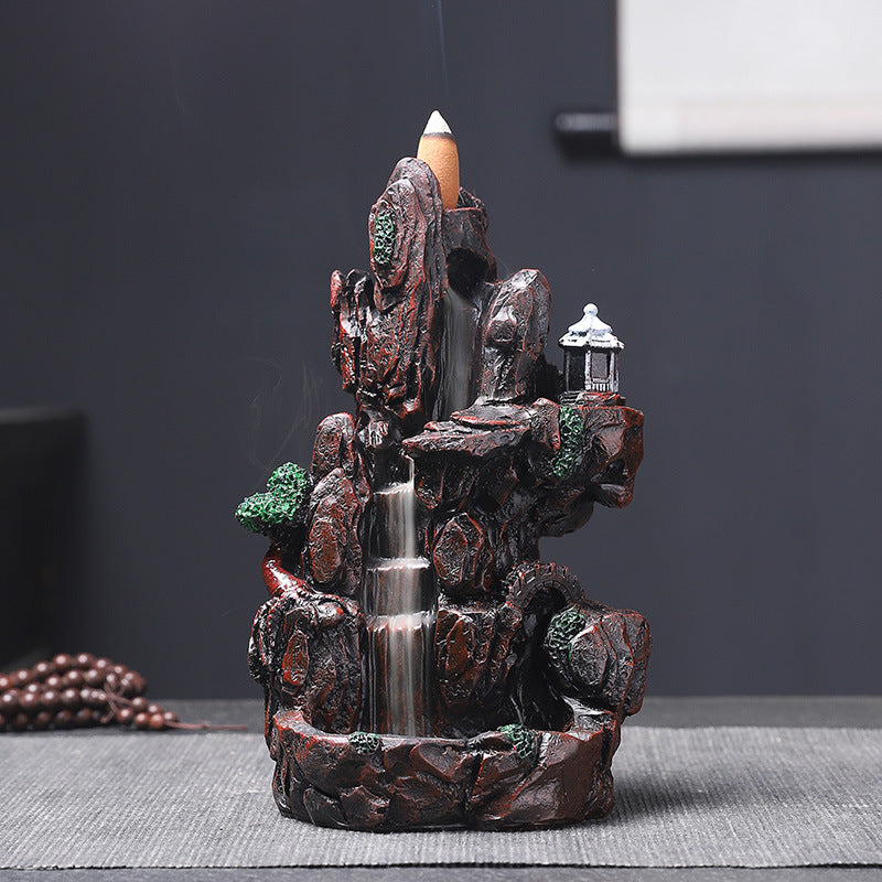 Backflow Incense Burner for Cascading Smoke Home Decor