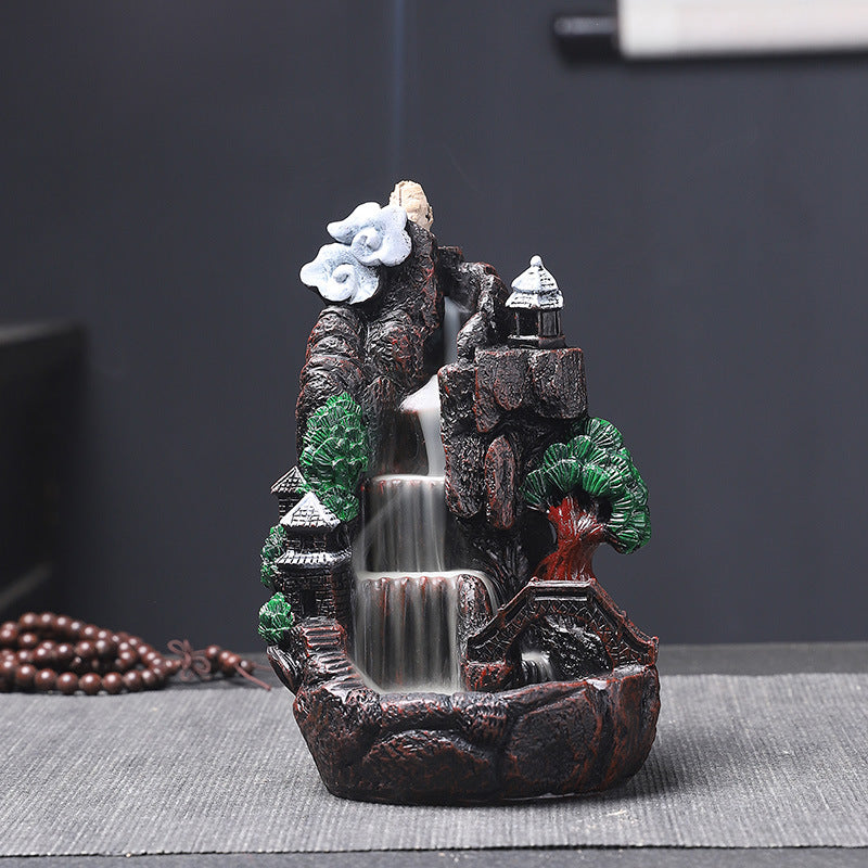 Backflow Incense Burner for Cascading Smoke Home Decor