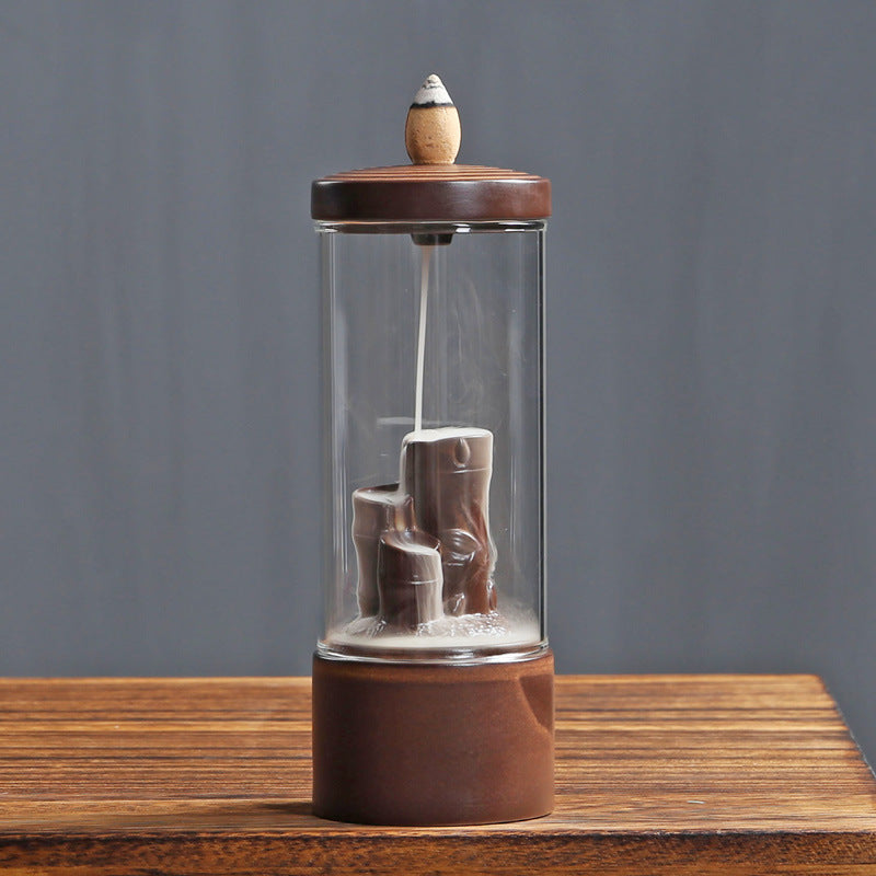Backflow Incense Burner for Waterfall Smoke Home Decor