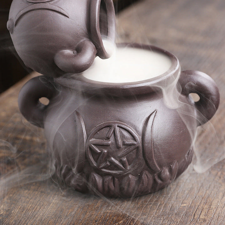 Backflow Incense Burner for Cascading Smoke Home Décor