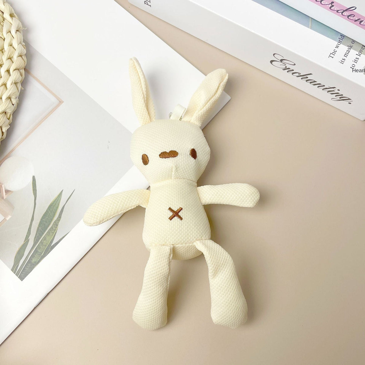 Rabbit Plush Keychain Pendant for Cute Bag Charm Style