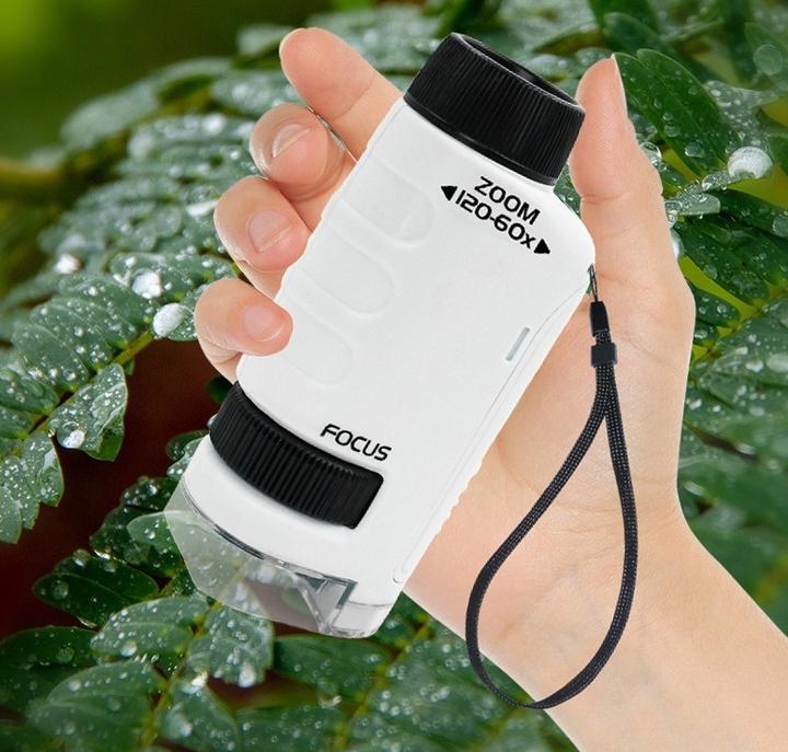 Kids Handheld Microscope for Portable Science Discovery