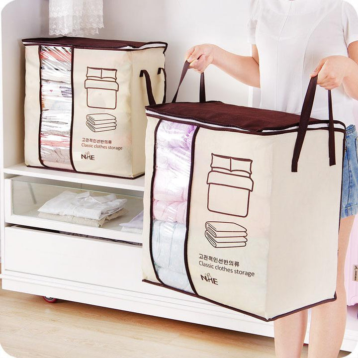 Clear Window Clothes Storage Bag for Bedding & Closets
