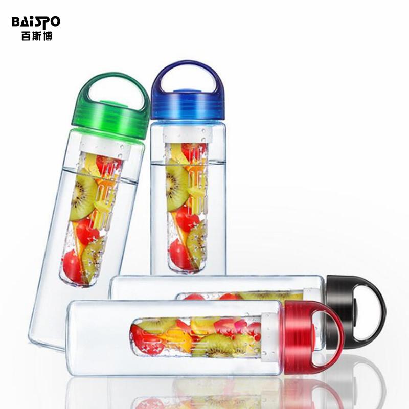 Leakproof Fruit Infuser Water Bottle, 700ml BPA-Free