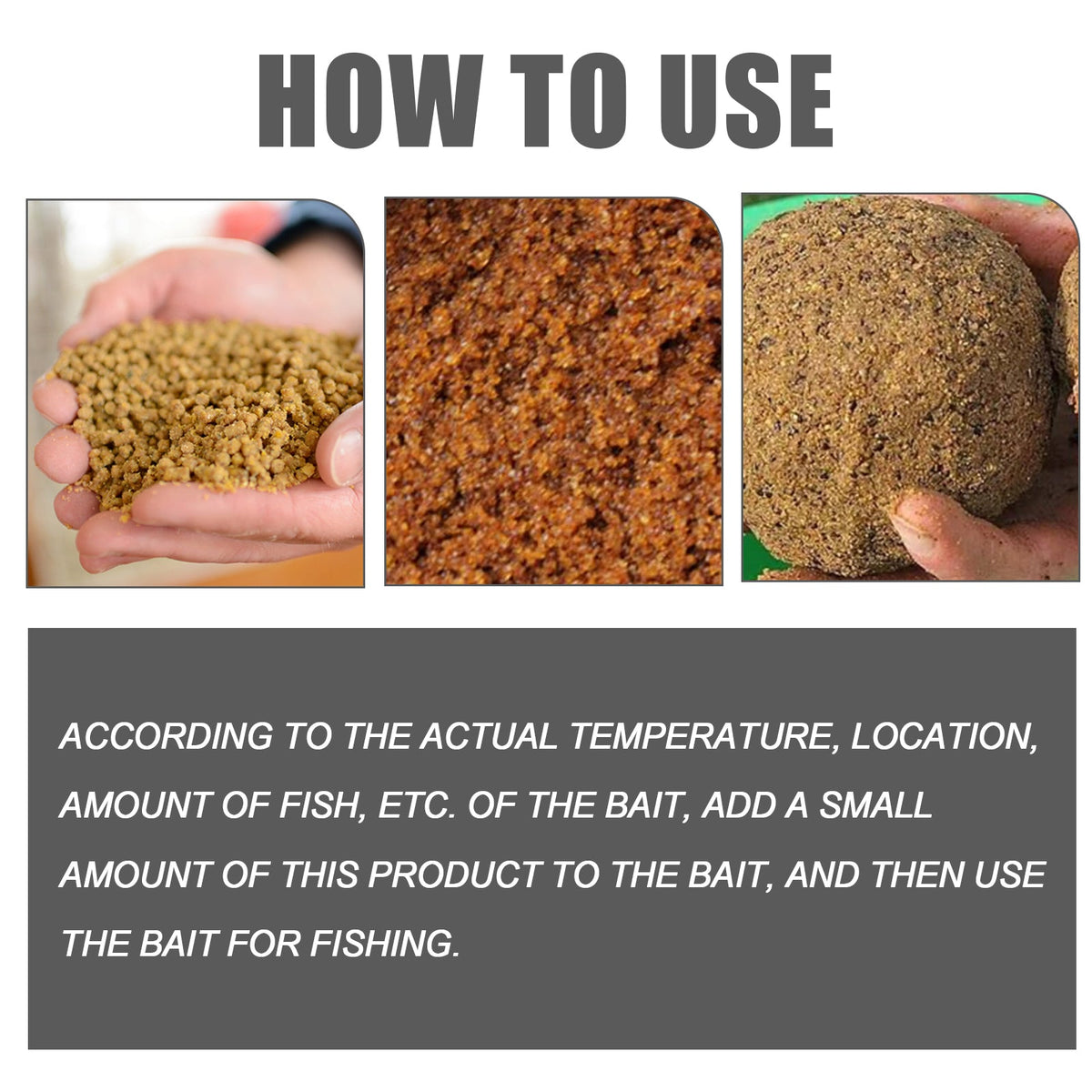 Fishing Bait Attractant Powder for Stronger Fish Scent