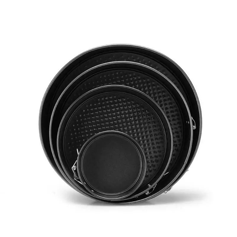 Nonstick Springform Cake Pan Set with Easy-Release Latch