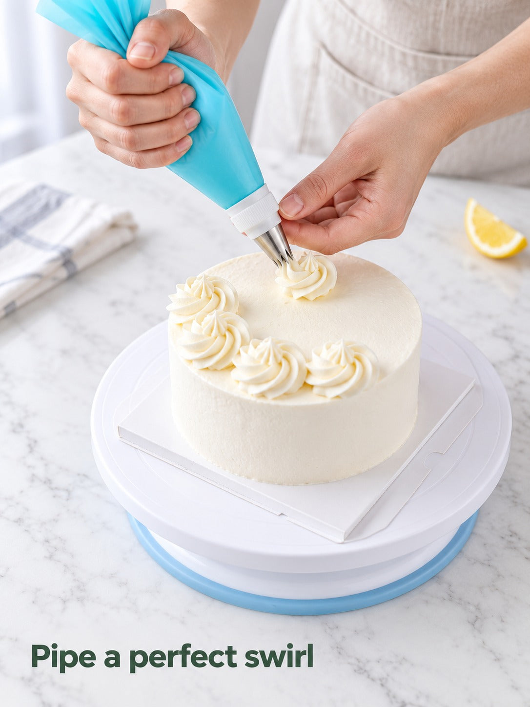 237 Piece Cake Decorating Kit with Turntable and Tips