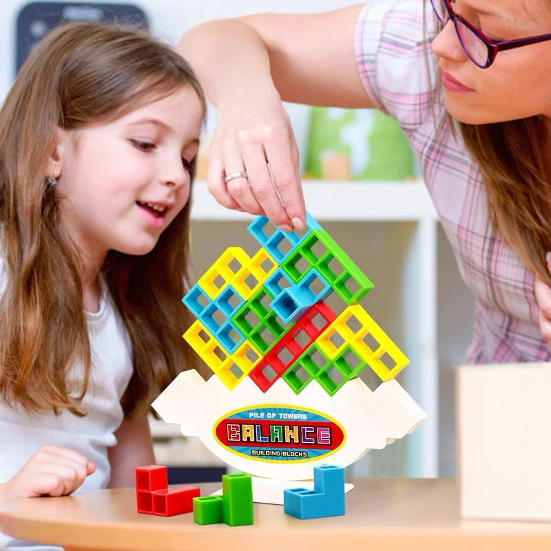 Balance Stacking Game for Screen-Free Family Games