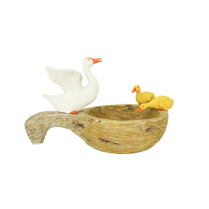 Animal Planter Bowl for Whimsical Balcony Garden Decor