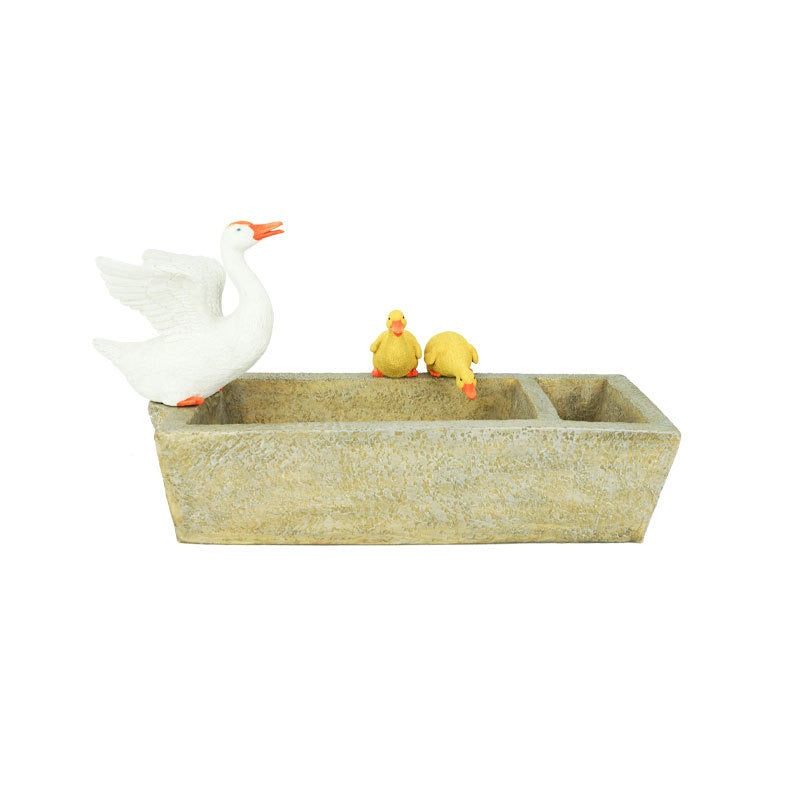 Animal Planter Bowl for Whimsical Balcony Garden Decor