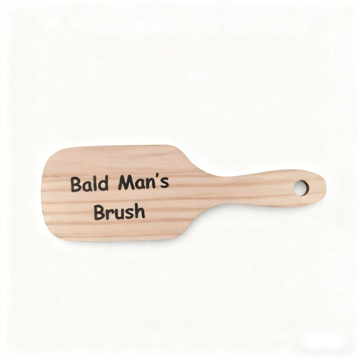 Bald Man Comb and Brush Set – Funny Wooden Grooming Gift