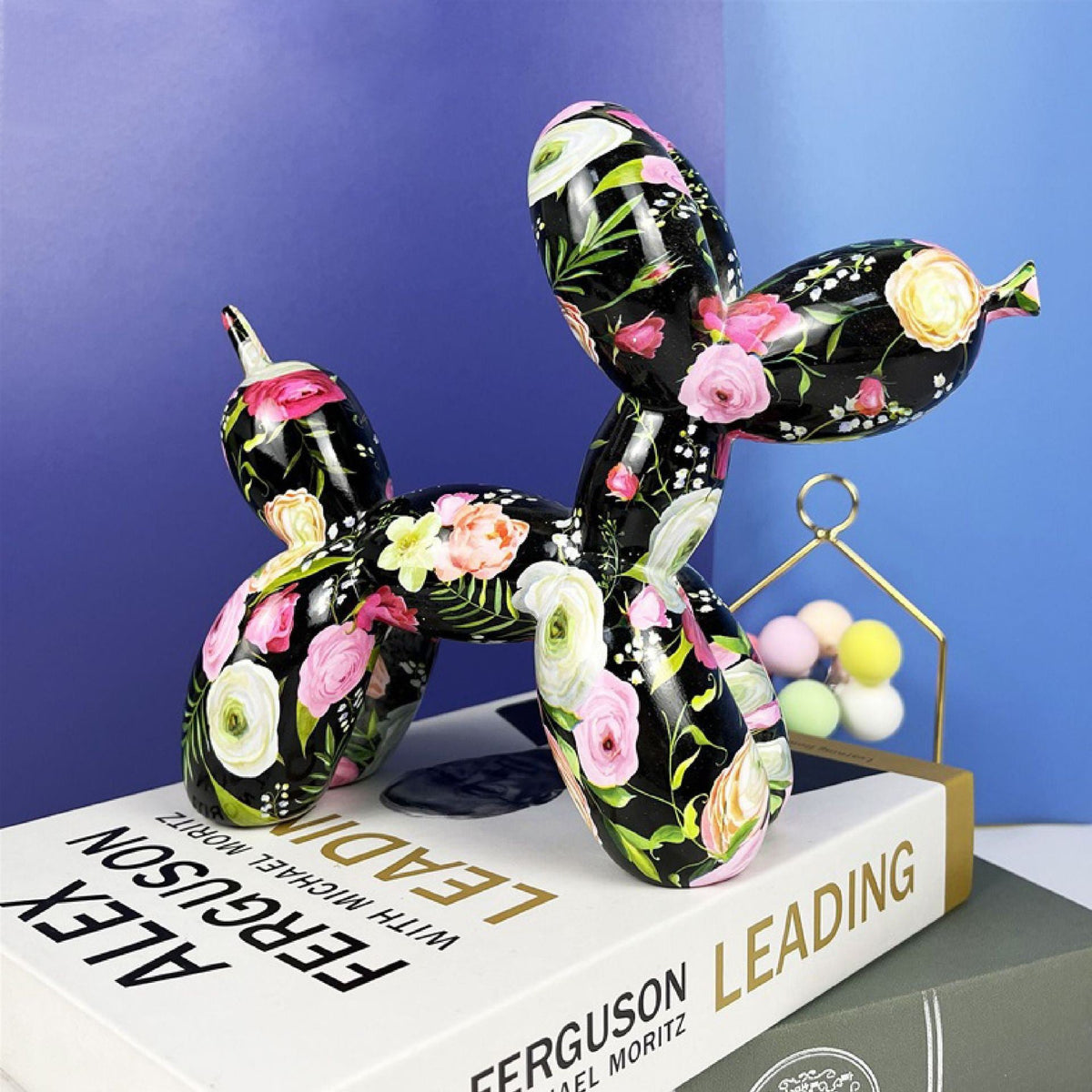 Balloon Dog Resin Sculpture for Playful Home Decor