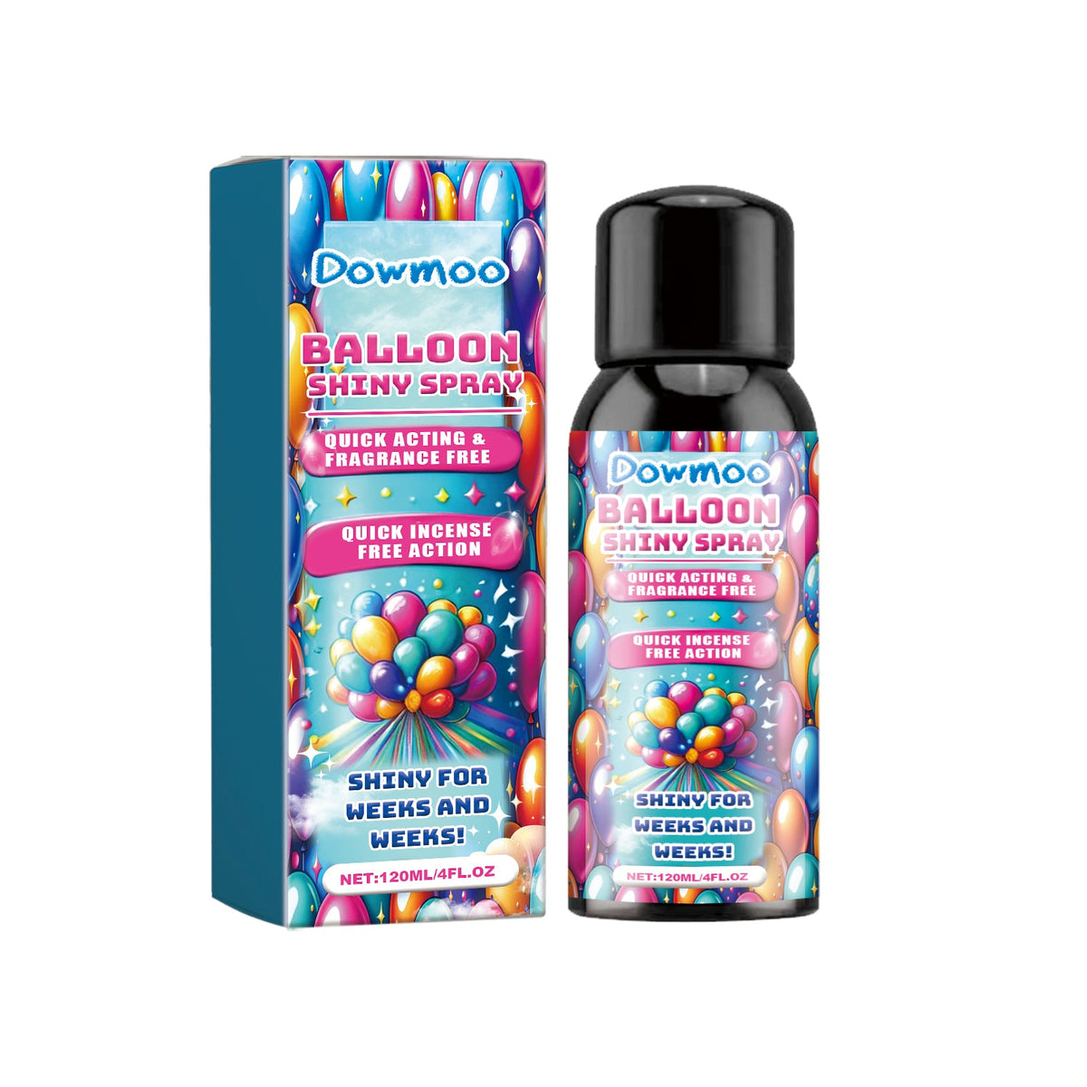 Balloon Shiny Spray for Long-Lasting Party Decorations