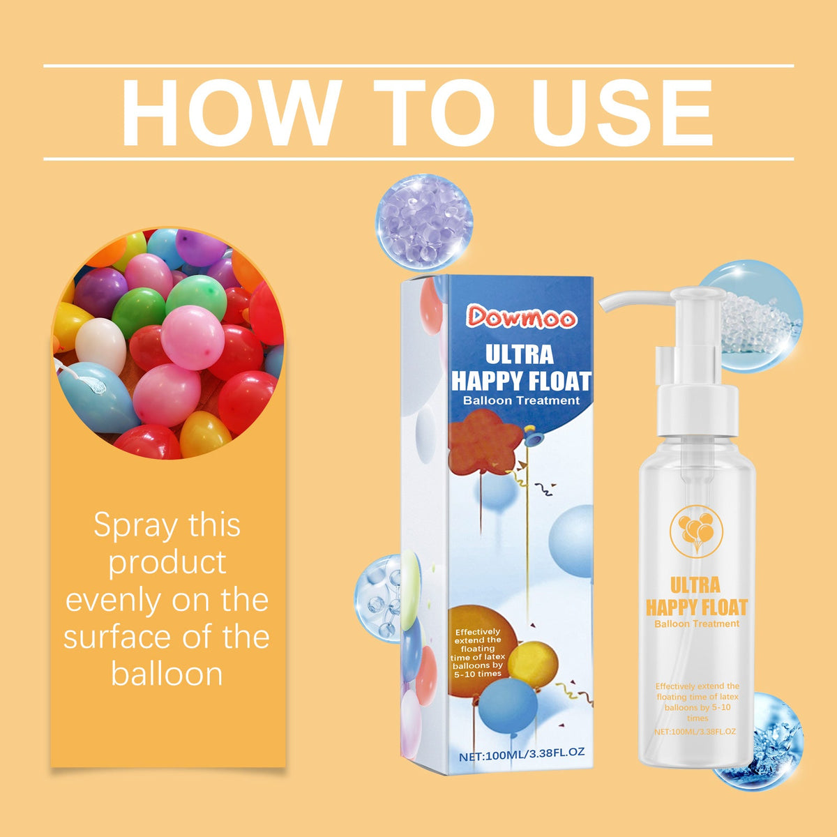Balloon Treatment for Longer-Lasting Party Displays