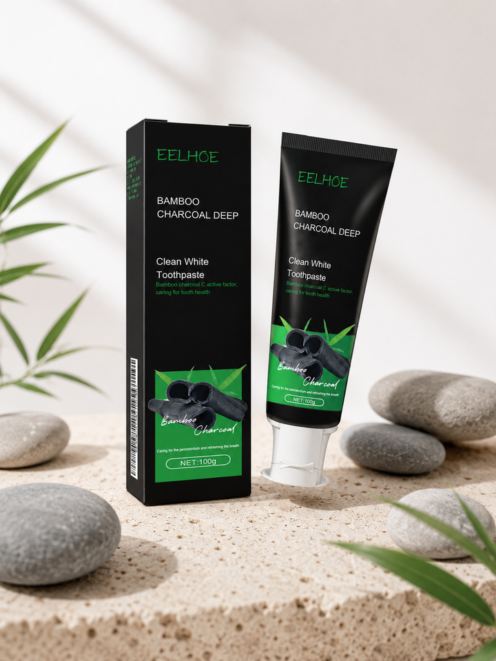 Bamboo Charcoal Whitening Toothpaste — Visibly Brighter