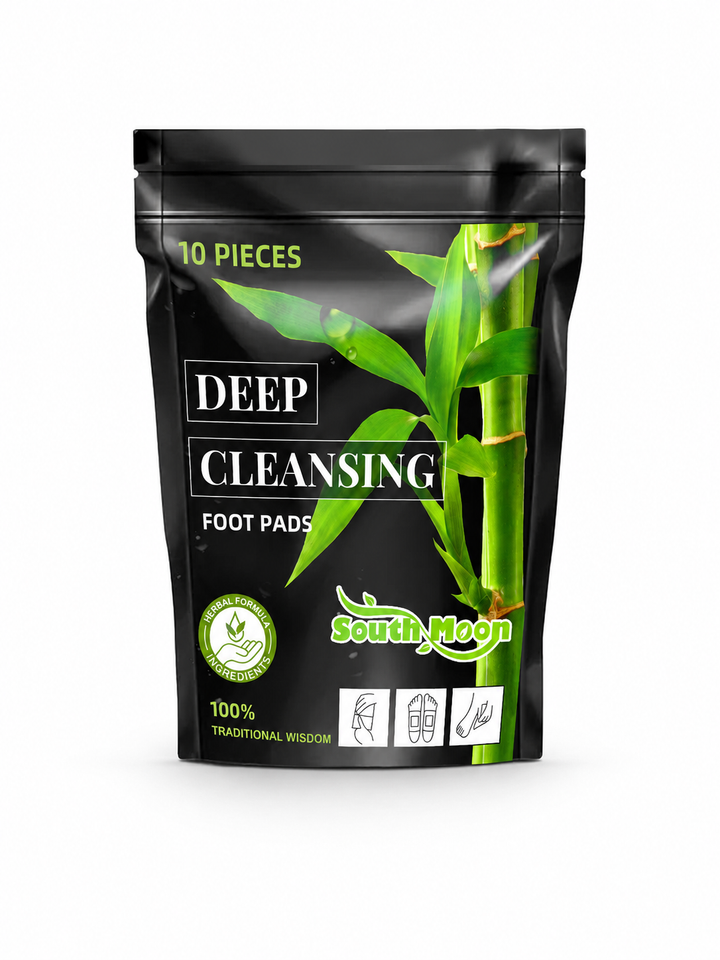Bamboo Charcoal Foot Pads — Deep Cleansing & Better Sleep