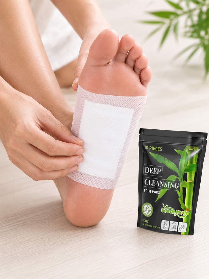 Bamboo Charcoal Foot Pads — Deep Cleansing & Better Sleep