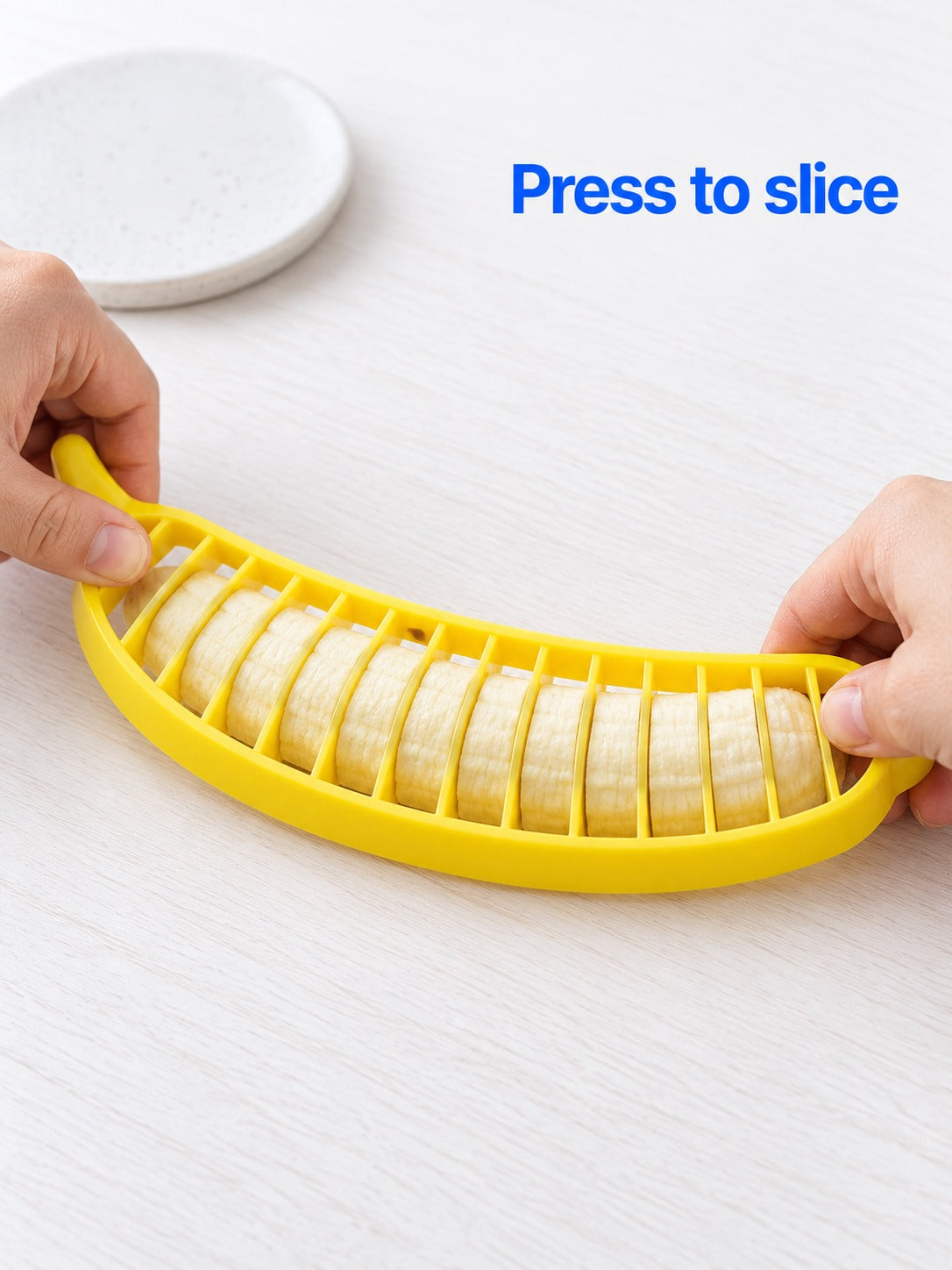 Banana Slicer Cutter for Even Coin Slices in One Press