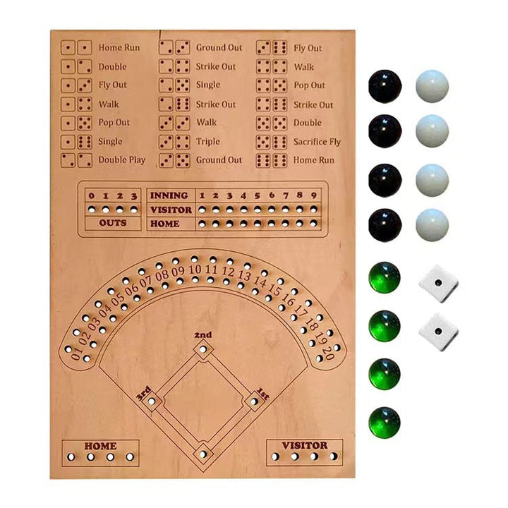 Baseball Dice Board Game for Screen-Free Family Fun