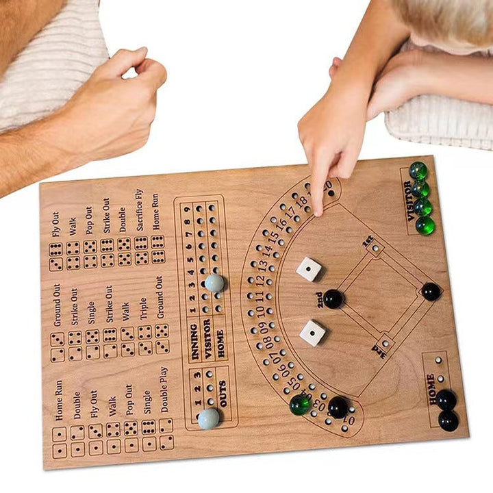 Baseball Dice Board Game for Screen-Free Family Fun