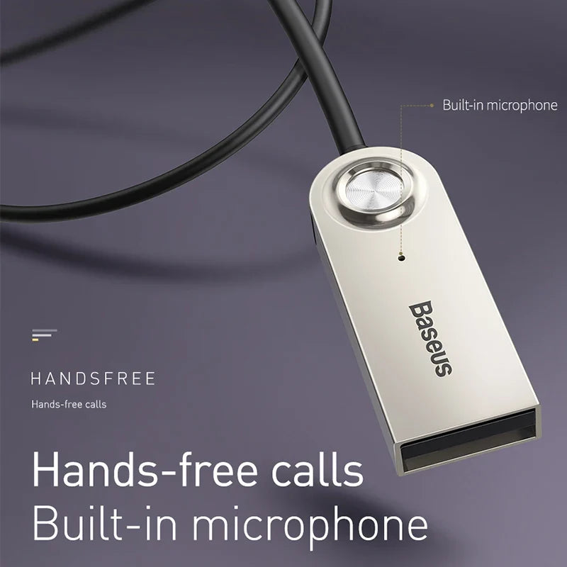 Bluetooth Car AUX Adapter for Older Stereos, Hands-Free