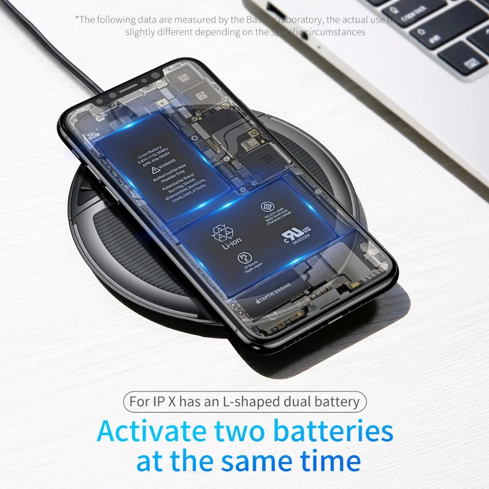 Foldable Qi Wireless Charger 10W Stand and Pad