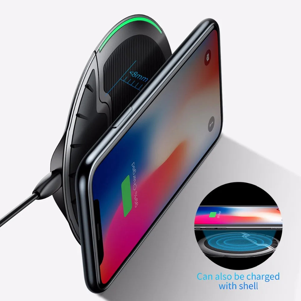 Foldable Qi Wireless Charger 10W Stand and Pad