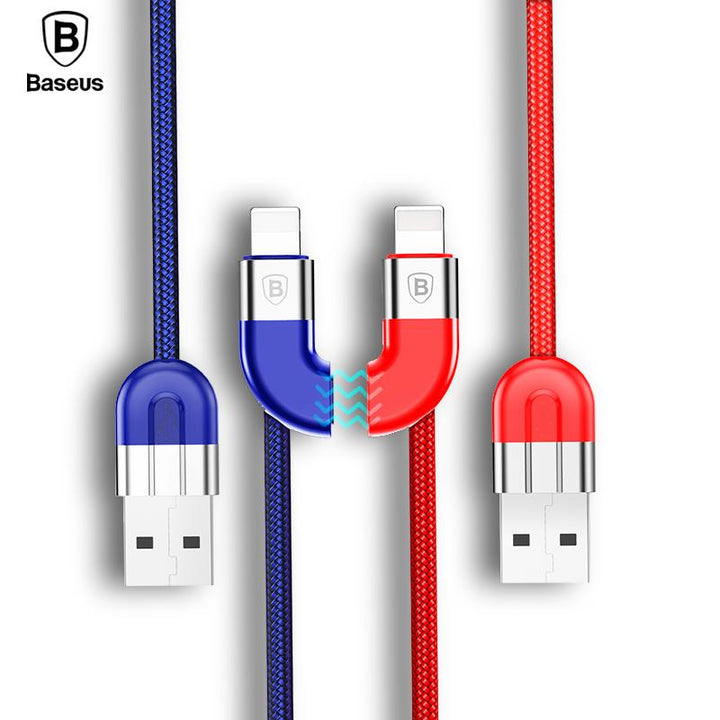 Magnetic Lightning Cable Pair for iPhone, Fast Charging