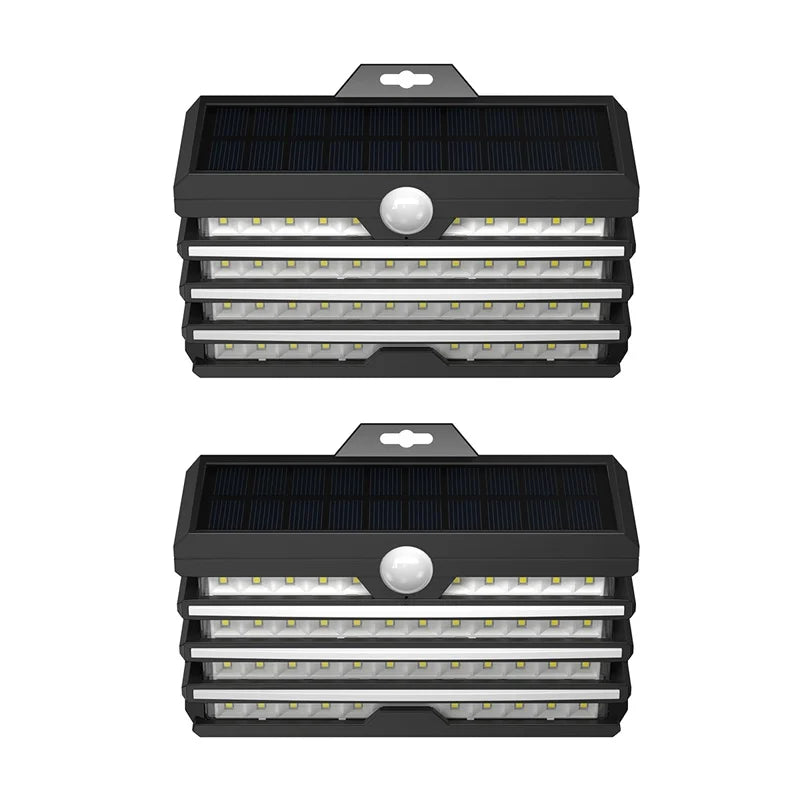Solar Wall Light with Motion Sensor, Wireless Outdoor