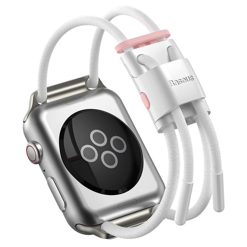 Apple Watch Rope Straps with One-Touch Length Lock