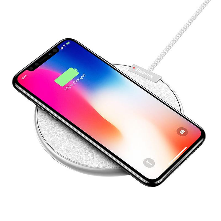 Qi Wireless Charger Pad for iPhone X & Galaxy Note 8