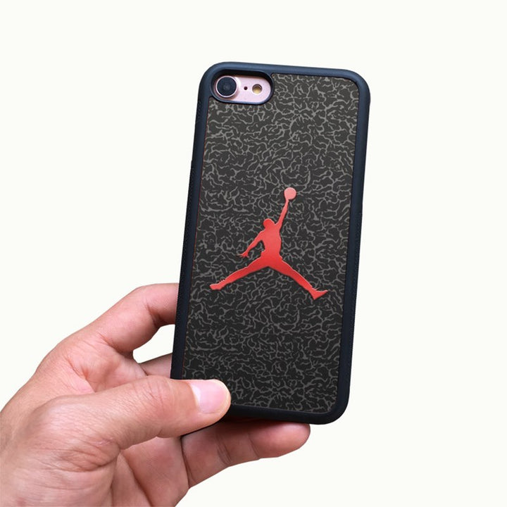 Basketball Matte Silicone iPhone Case for X, 7, 8