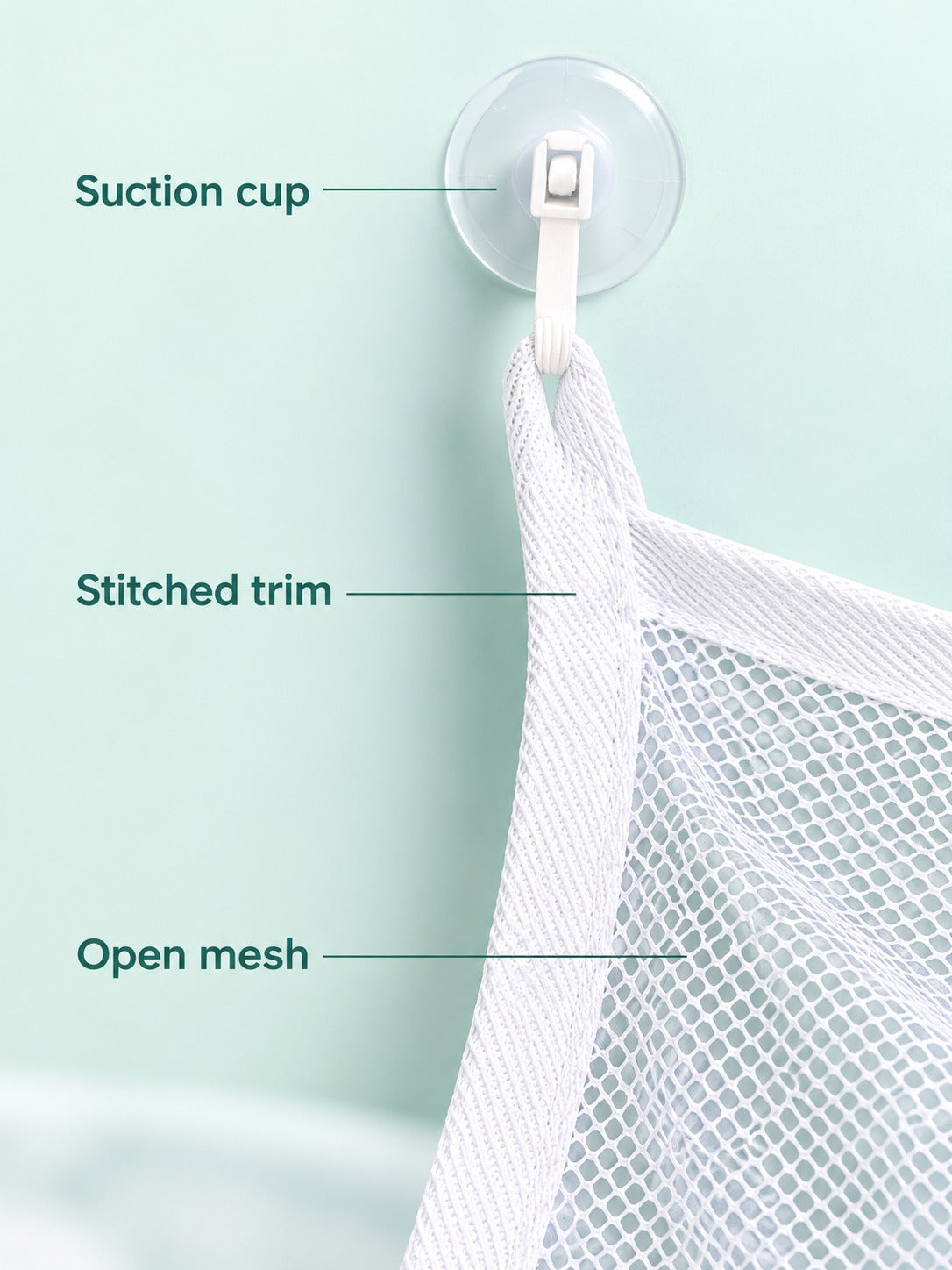 Bath Toy Hammock Mesh Organizer for Toddlers and Babies