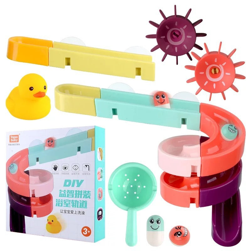 Buildable Baby Bath Track Toys for Engaging Water Play