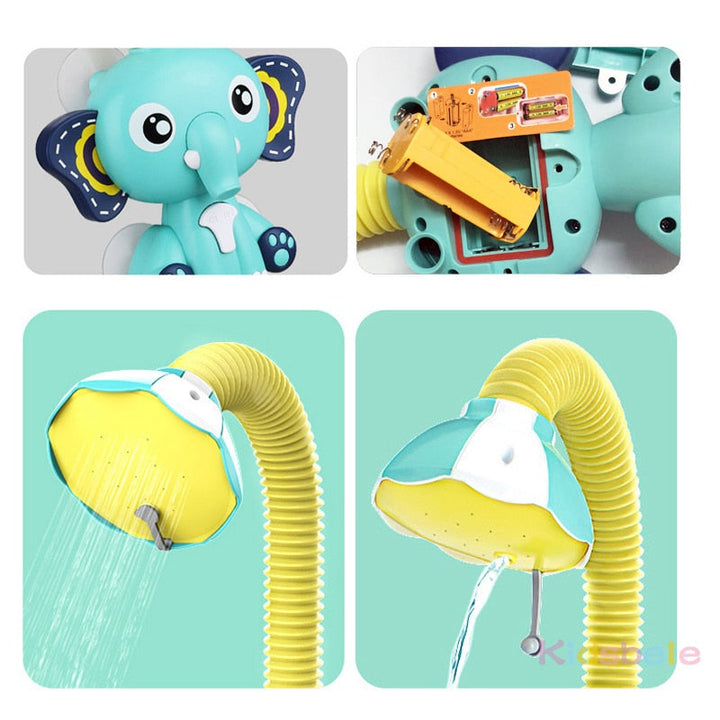 Elephant Bath Toy With Fun Interactive Water Spray