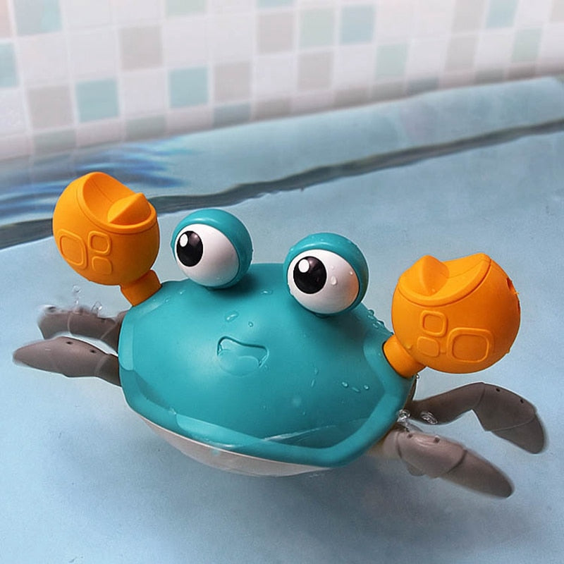 Clockwork Crab Bath Toy for Interactive Water Play Fun