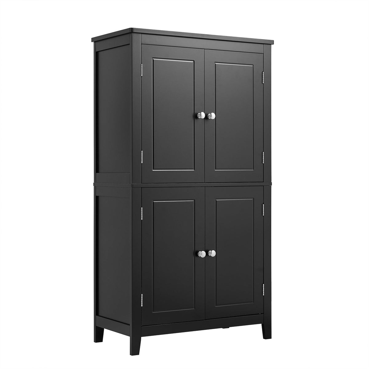 Bathroom Floor Storage Cabinet with Adjustable Shelves
