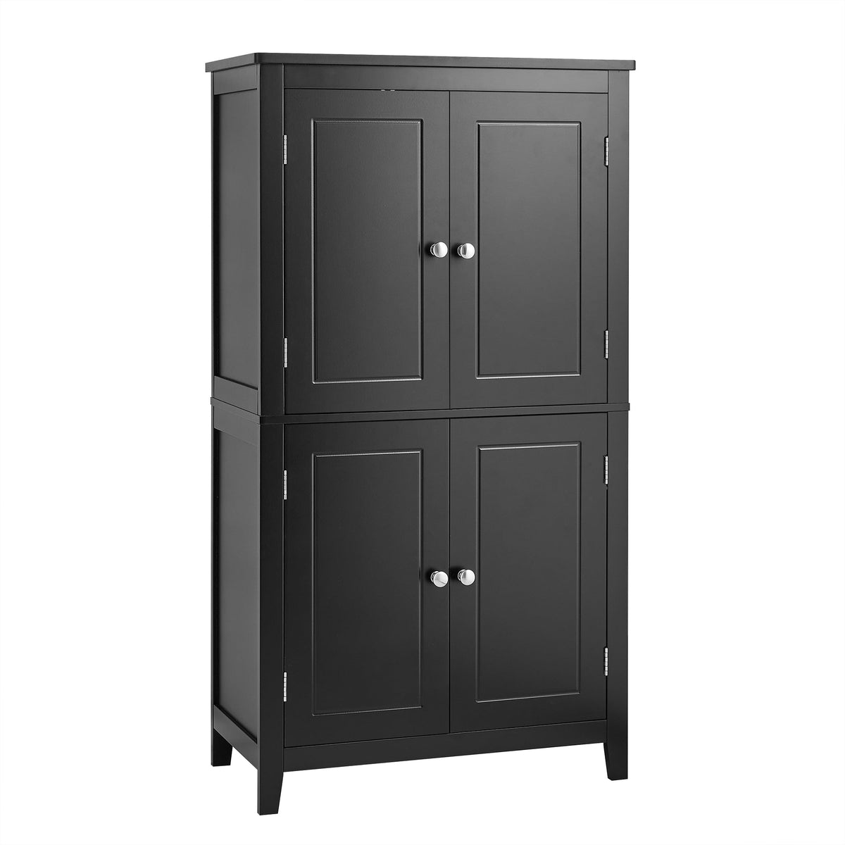 Bathroom Floor Storage Cabinet with Adjustable Shelves