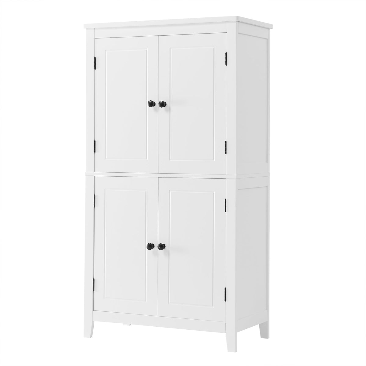 Bathroom Floor Storage Cabinet with Adjustable Shelves