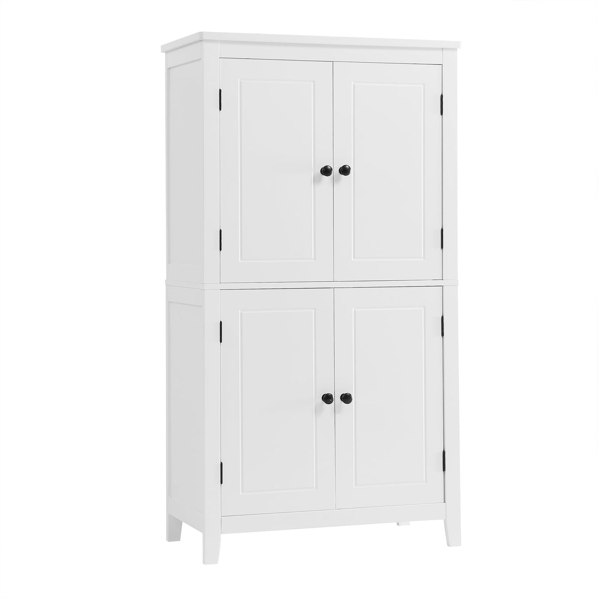 Bathroom Floor Storage Cabinet with Adjustable Shelves