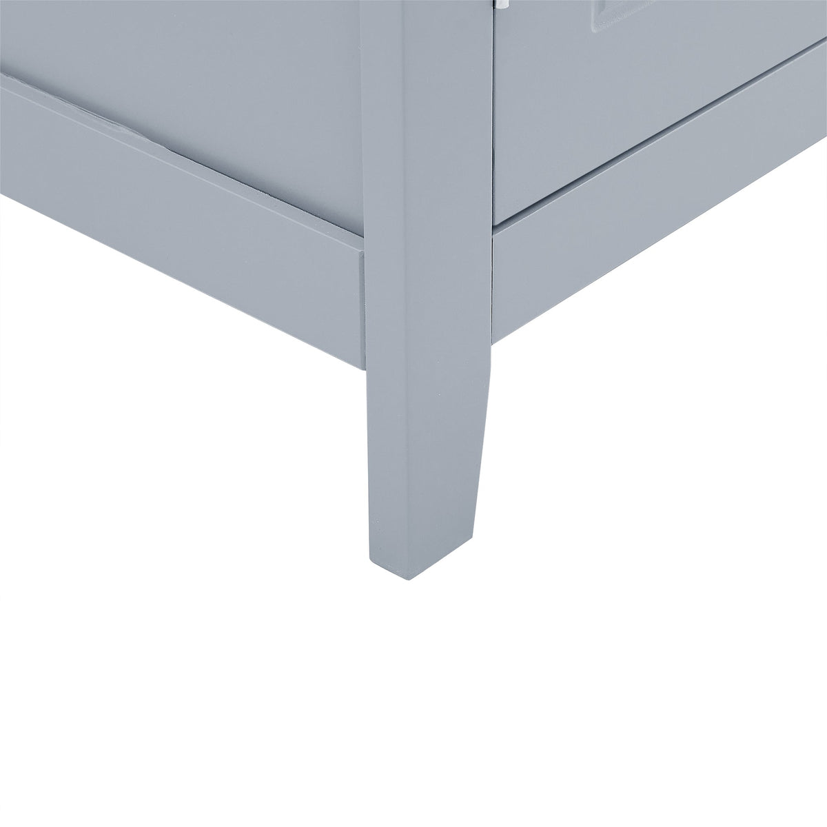 Bathroom Floor Storage Cabinet with Adjustable Shelves