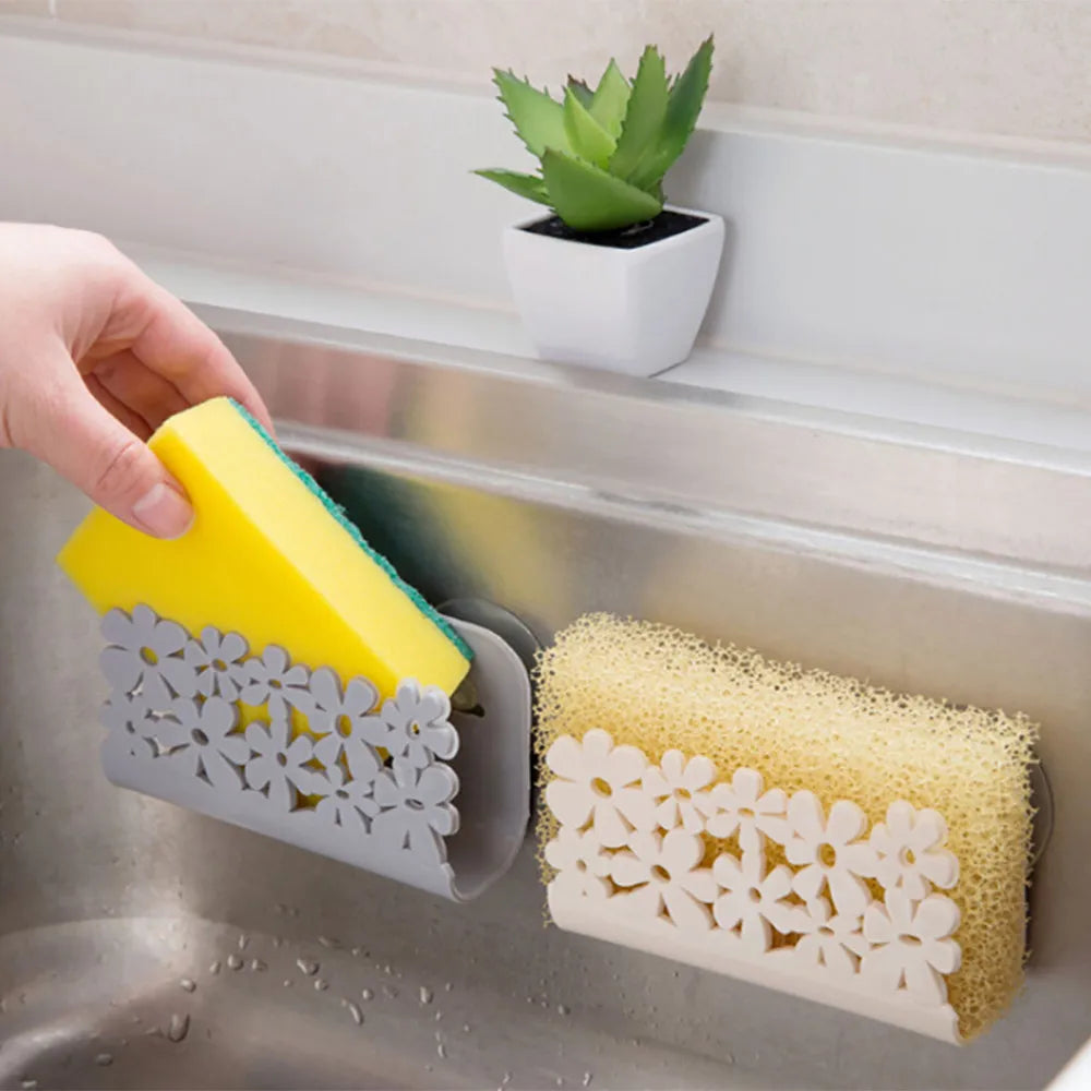 Sponge Holder with Suction Cup for Kitchen Sink