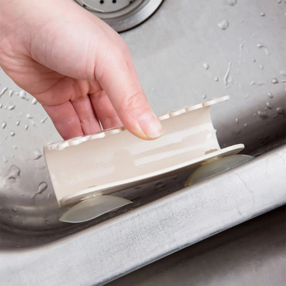 Sponge Holder with Suction Cup for Kitchen Sink