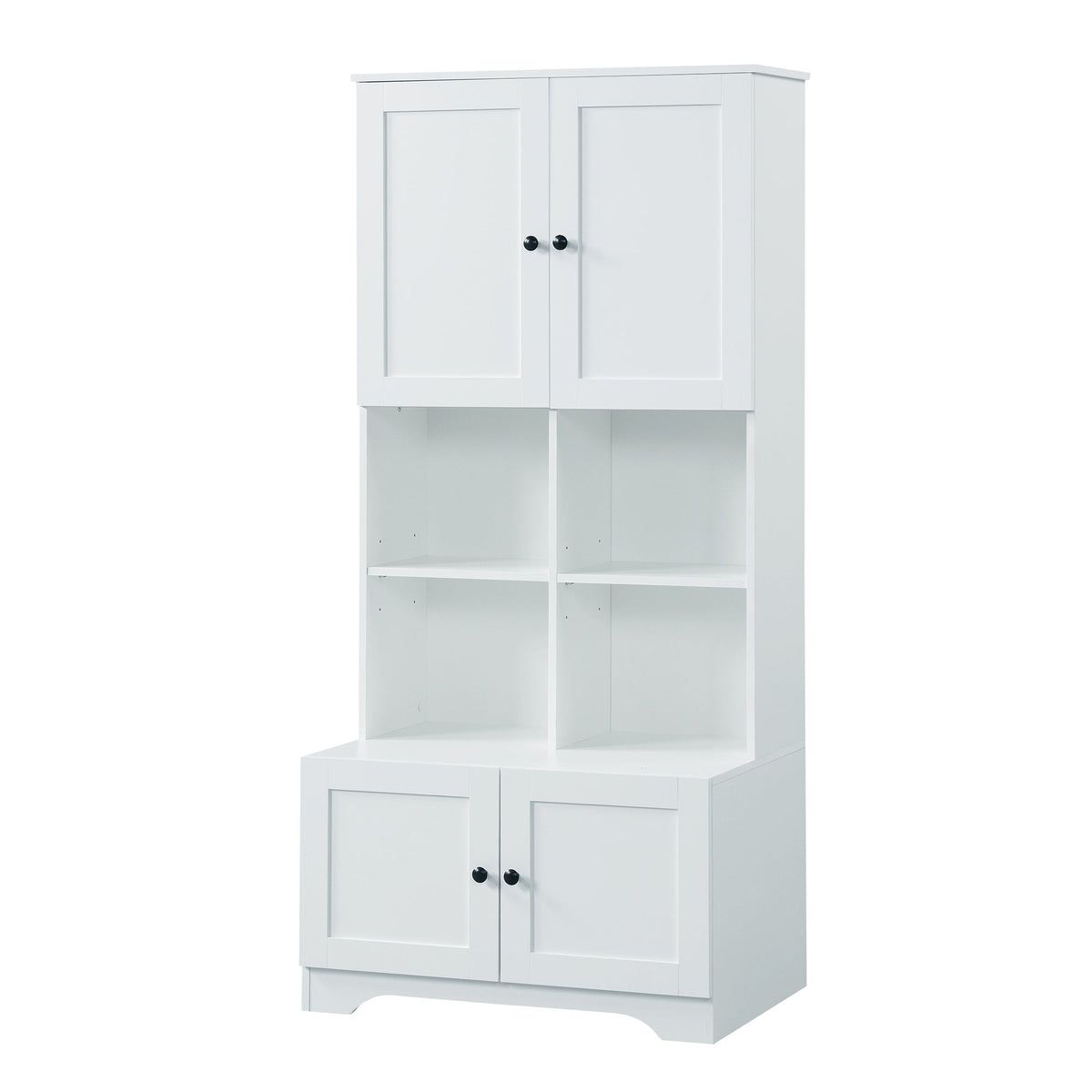 Tall Bathroom Storage Cabinet with Adjustable Shelf