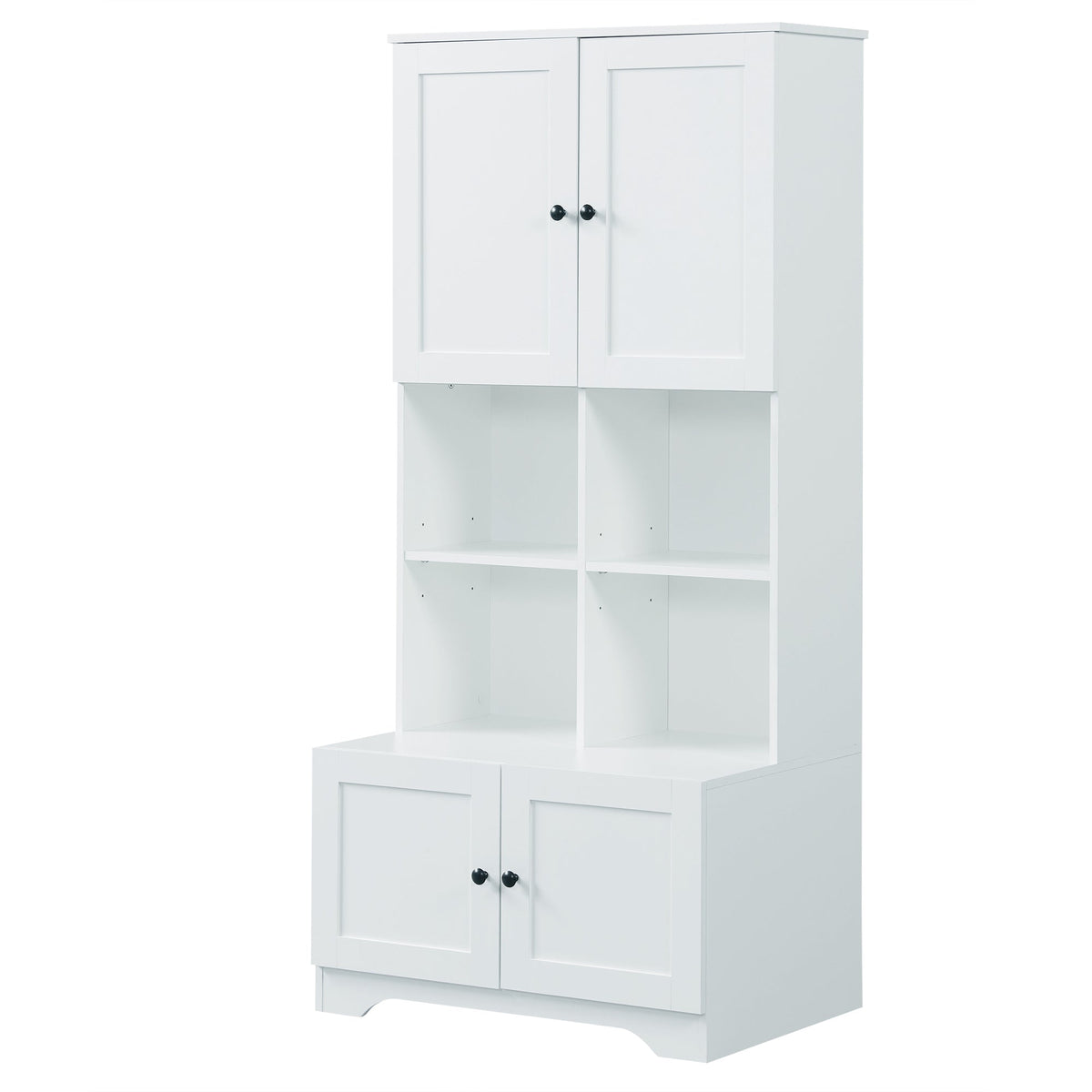 Tall Bathroom Storage Cabinet with Adjustable Shelf