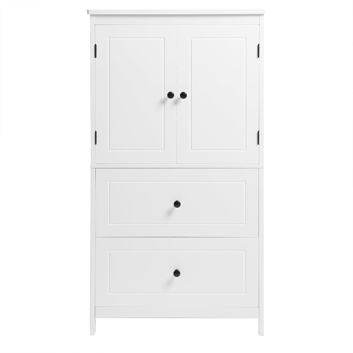 Bathroom Storage Cabinet with Doors, Drawers & Shelf