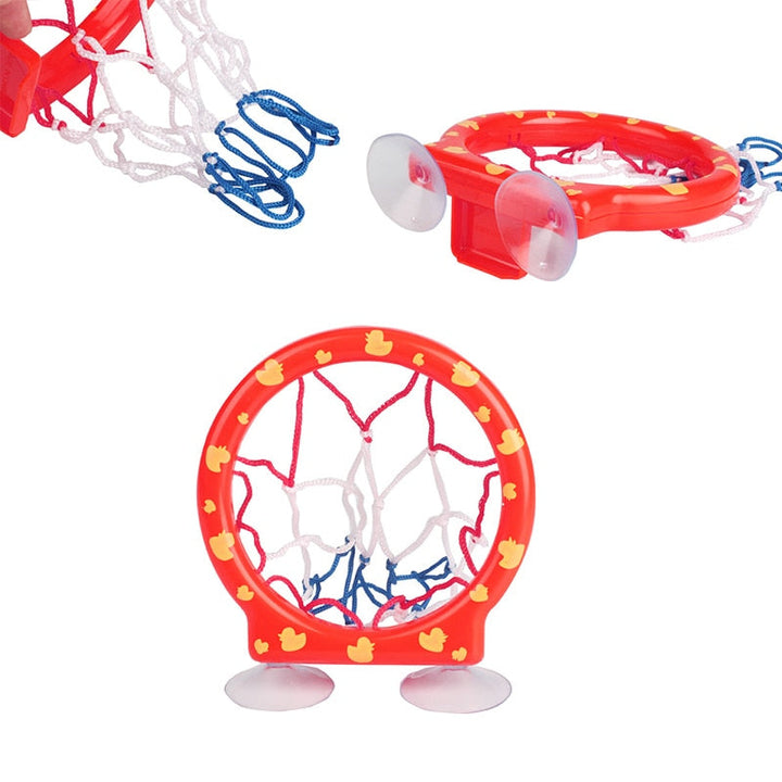 Toddler Bath Basketball Hoop Set With 3 Balls, Active Fun