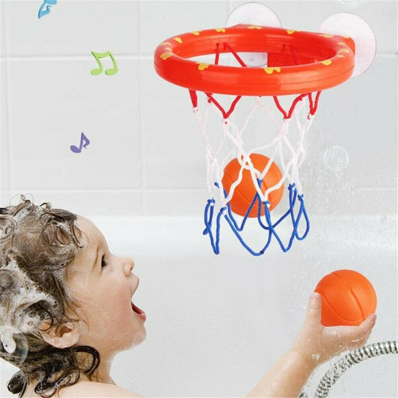 Toddler Bath Basketball Hoop Set With 3 Balls, Active Fun